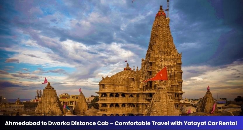 Ahmedabad to Dwarka Distance Cab
